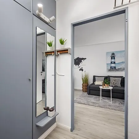 Greypearl - Ruhig Gelegen Mit Terrasse - Strandnaehe - Parkplatz - Wlan Appartement